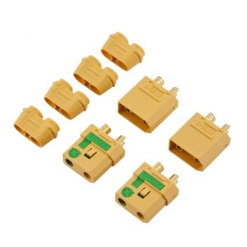 Konektory beziskrowe typu XT-90 (90 A) - 2 pary - Jeti Model